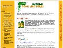 Tablet Screenshot of naturalherbsonline.com